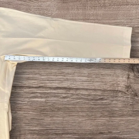 NWT Ann Taylor Factory Signature Straight Ankle Length Off-White Pants Size 14 - Picture 8 of 9